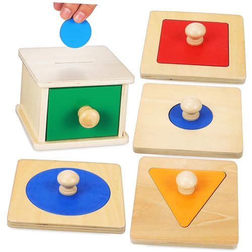 Abaodam 2er Set Geometrische Holzpuzzle Mit ünzbox Frühes Lernspielzeug Für Puzzle Spielwaren Motorikspielzeug Aus Fördert Kreativität Und Hand Auge Koordination Abaodam 2er Set Geometrische Holzpuzzle Mit ünzbox Frühes Lernspielzeug Für Puzzle Spielwaren Motorikspielzeug Aus Fördert Kreativität Und Hand Auge Koordination von Abaodam