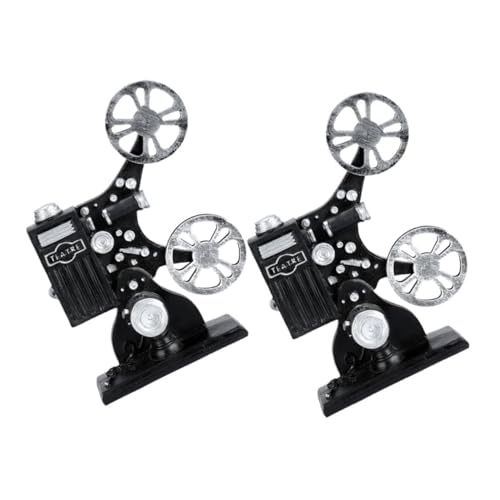 Abaodam 2pcs Film Projektor Modell Film Harz Vintage Statue Desktop Handwerk 3D Retro Figur Figur Fotografie Photo Requisiten Dekoration Theater Möbel Sammler Skulptur Schwarz Abaodam 2pcs Film Projektor Modell Film Harz Vintage Statue Desktop Handwerk 3D Retro Figur Figur Fotografie Photo Requisiten Dekoration Theater Möbel Sammler Skulptur Schwarz von Abaodam