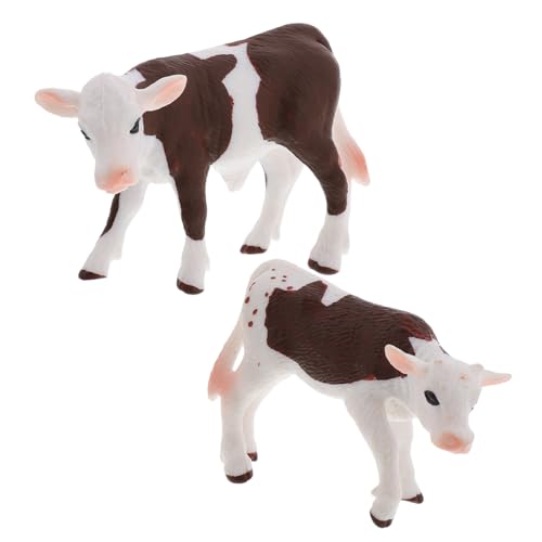 Abaodam 2pcs Mini Cow Figuren Mini Rinder Figuren Realistische Kuhfiguren Abaodam 2pcs Mini Cow Figuren Mini Rinder Figuren Realistische Kuhfiguren von Abaodam