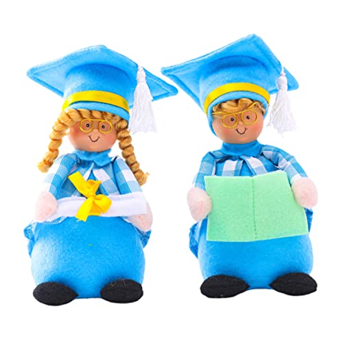 Abaodam 2st Dr. Gesichtslose Puppe Abschluss Bär Puppe Mit Abschlussmotiv Kinderspielzeug Weiches Babypuppe Puppenkleidung Abschlusspuppendekoration Heimdekoration Sky-Blue Stoff Abaodam 2st Dr. Gesichtslose Puppe Abschluss Bär Puppe Mit Abschlussmotiv Kinderspielzeug Weiches Babypuppe Puppenkleidung Abschlusspuppendekoration Heimdekoration Sky-Blue Stoff von Abaodam