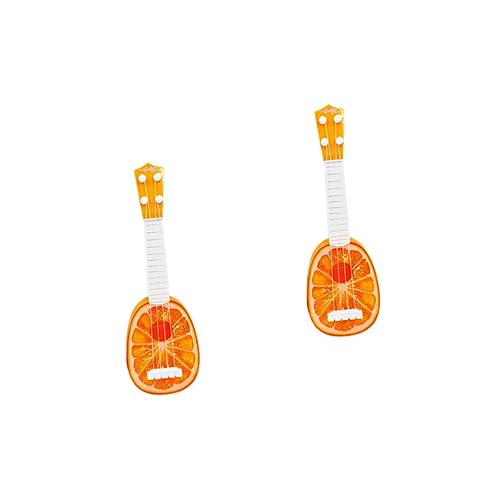 Abaodam 2St Kinderspielzeug Gitarren Musikinstrumente Spielzeuge Obst Gitarre Mini-Obstinstrumente Sortiert Ukulele Geschenk von Abaodam