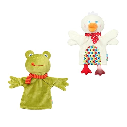 Abaodam Fingerpuppen Für Kinder – 2 Stück Handpuppen Plüsch-handpuppenspielzeug Ideal Für Rollenspiele Gruppenarbeit Und Fantasievolles Spielen von Abaodam