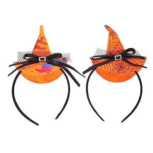 Abaodam 2st Hexenhut Stirnband Kostüm Fröhliches Halloween Halloween-hexen-kopfschmuck Hexenhaarreifen Stirnbänder Halloween- -stirnband Halloween-stirnbandhut Halloween-hüte Stoff Abaodam 2st Hexenhut Stirnband Kostüm Fröhliches Halloween Halloween-hexen-kopfschmuck Hexenhaarreifen Stirnbänder Halloween- -stirnband Halloween-stirnbandhut Halloween-hüte Stoff von Abaodam