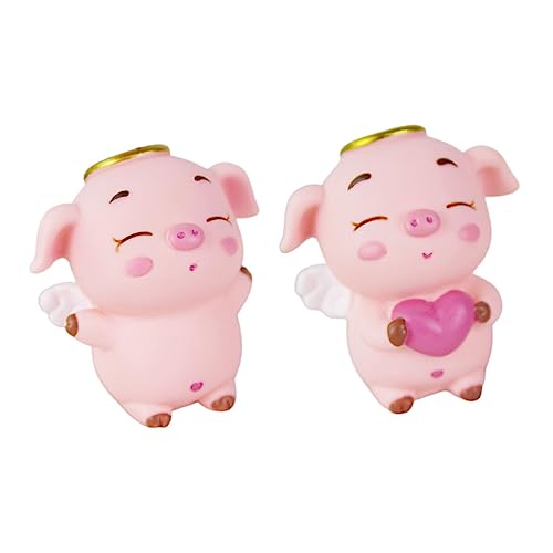 Abaodam 2st Kleines Fliegendes Ornament Schweinchen Puppe Kuchen Ornament Reh Zubehör Für Puppenhäuser Bauch Figur Miniatur Geburtstagskuchen-ornament Mini- Vinyl Abaodam 2st Kleines Fliegendes Ornament Schweinchen Puppe Kuchen Ornament Reh Zubehör Für Puppenhäuser Bauch Figur Miniatur Geburtstagskuchen-ornament Mini- Vinyl von Abaodam