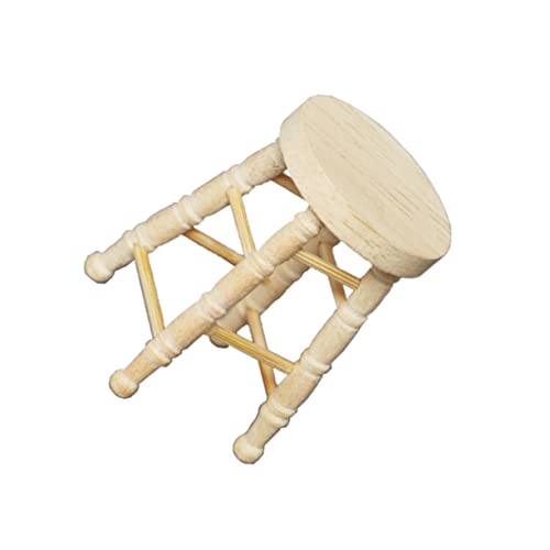 Abaodam 2st Mini-holzmöbel Winzige Möbel Miniatur-puppenhaus Mini-hocker Mini-küchenmöbel Mini-möbelmodell Hölzern Abaodam 2st Mini-holzmöbel Winzige Möbel Miniatur-puppenhaus Mini-hocker Mini-küchenmöbel Mini-möbelmodell Hölzern von Abaodam