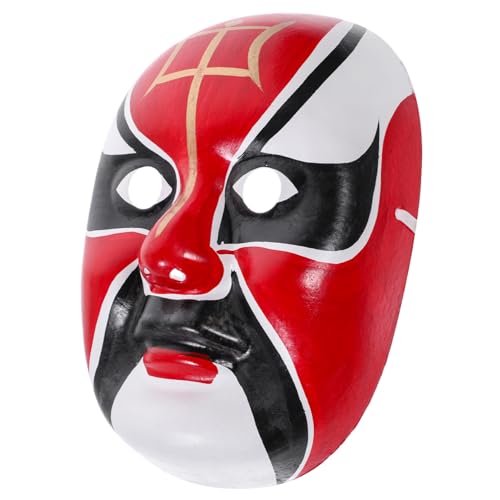 Abaodam 2st Opernmaske Wanddekorationsmaske Halloween-maske Dekorative Cosplay-maske Chinesische Maske Aus Gips Maskendekor Cosplay-versorgung Erwachsener China Kind Zellstoff von Abaodam