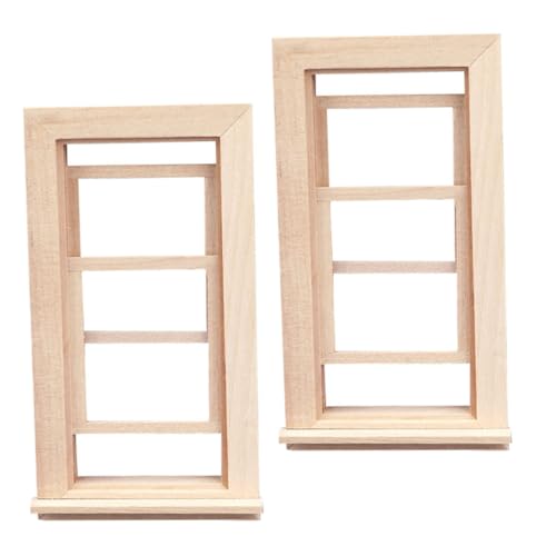 Abaodam 2 Stücke Miniatur Holz Maßstab 1:12 Puppenhaus Für Jungen Und Mädchen Spielen Dekorative Sets von Abaodam