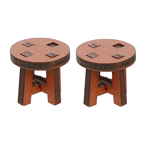 Abaodam 2st Runder Stuhl Gartenschmuck Kleiner Stuhl Entzückende Miniaturdekorationen Szenenlayout- Mini-landschaftsdekor Mini-hocker Wohnkultur Mikrolandschaftsdekor Holz Abaodam 2st Runder Stuhl Gartenschmuck Kleiner Stuhl Entzückende Miniaturdekorationen Szenenlayout- Mini-landschaftsdekor Mini-hocker Wohnkultur Mikrolandschaftsdekor Holz von Abaodam