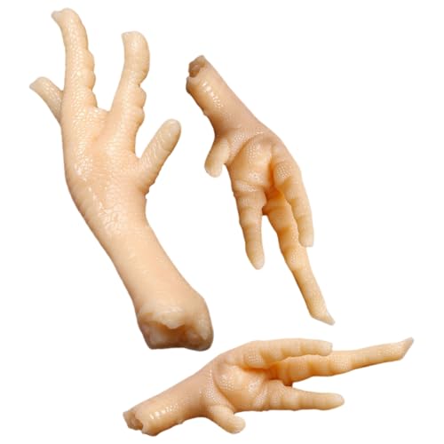 Abaodam 2st Simuliertes Hühnerfußmodell Falsche Flügel Realistisches Spielfutter Nistkästen Für Hühner Simulationsdekoration Falsches Fleisch Essensrequisiten Hummerkrallenkostüm PVC Beige Abaodam 2st Simuliertes Hühnerfußmodell Falsche Flügel Realistisches Spielfutter Nistkästen Für Hühner Simulationsdekoration Falsches Fleisch Essensrequisiten Hummerkrallenkostüm PVC Beige von Abaodam