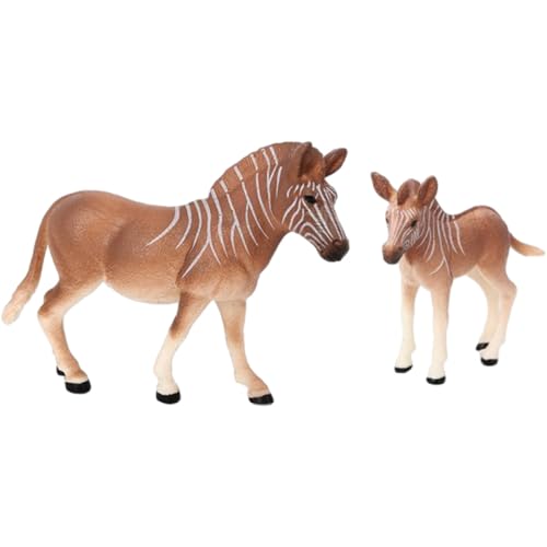 Abaodam 2stücke Zebrafigur Simulationstiermodell Realistische Tierfigur Aus Kunststoff Tiermodell Zebramodell Für Dekoration Und Pädagogik Kleine Tierfiguren von Abaodam