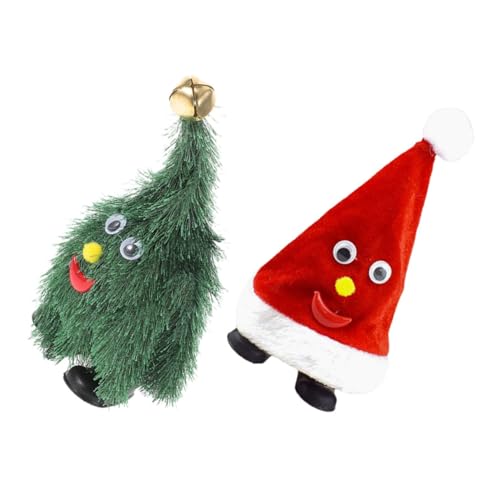 Abaodam 2st Weihnachtsspielzeug Zum Spazierengehen Bewegende Weihnachtsdekoration Weihnachtsmütze Mit Musik Weihnachtsbaum Mit Musik Animierte Weihnachtsmütze Lustige Weihnachtsmütze PVC Abaodam 2st Weihnachtsspielzeug Zum Spazierengehen Bewegende Weihnachtsdekoration Weihnachtsmütze Mit Musik Weihnachtsbaum Mit Musik Animierte Weihnachtsmütze Lustige Weihnachtsmütze PVC von Abaodam