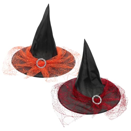 Abaodam 2st Zauberer Hexenhut Halloween-kostüm Für Abschlussball Requisiten Hängende Hexenhutdekoration Kinderkostüme Requisiten Für Party-kopfbedeckungen Kessel Gothic Oxford-stoff Abaodam 2st Zauberer Hexenhut Halloween-kostüm Für Abschlussball Requisiten Hängende Hexenhutdekoration Kinderkostüme Requisiten Für Party-kopfbedeckungen Kessel Gothic Oxford-stoff von Abaodam