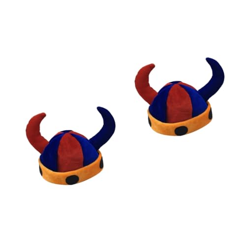 Abaodam 2stücke Kreativer Ox Horn Cosplay Hut Lustiger Performance-hut Für Partys Geburtstagsfeiern Und Festivals Blau Rot Weich Atmungsaktiv Und Dekorativ Abaodam 2stücke Kreativer Ox Horn Cosplay Hut Lustiger Performance-hut Für Partys Geburtstagsfeiern Und Festivals Blau Rot Weich Atmungsaktiv Und Dekorativ von Abaodam