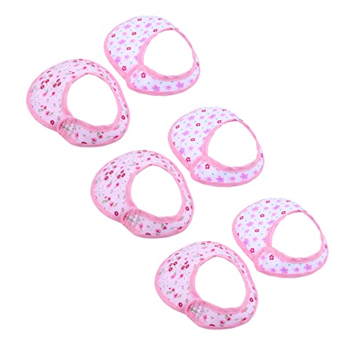 Abaodam 3 Lätzchen Für Puppenkleidung Babypuppenkleidung Speichel Puppenlätzchen Zubehör Mädchen 18 Puppenkleider Und Accessoires Sabbern Lätzchen Esslätzchen Für Babypuppen Rosa Stoff von Abaodam