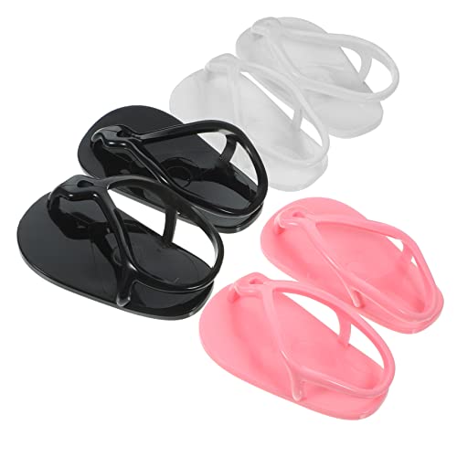 Abaodam 3 Paare Simulation Mini Hausschuhe Kunststoff Puppenzubehör Puppenschuhe Handgefertigte DIY Winzige Sandalen für Anziehpuppen Fördert Kreativität und Feinmotorik Zufällige Farbe Abaodam 3 Paare Simulation Mini Hausschuhe Kunststoff Puppenzubehör Puppenschuhe Handgefertigte DIY Winzige Sandalen für Anziehpuppen Fördert Kreativität und Feinmotorik Zufällige Farbe von Abaodam