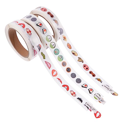 Abaodam 3er-Pack Selbstklebende Augen-nasen-Aufkleber – Bastelaufkleber Für Brillen Gesicht Projekte – Lustiges Für Kinder Und – Stile von Abaodam