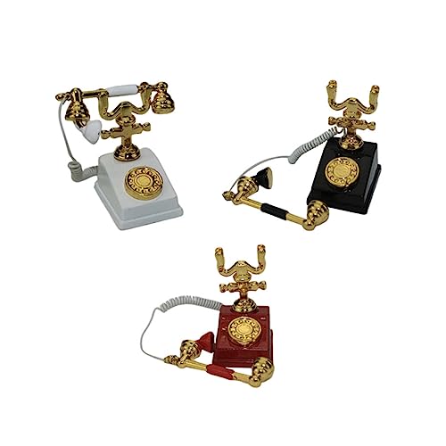 Abaodam 3 STK Mikrofon puppenhauszubehör deko Werkzeug kleines Hauszubehör Mini-Hausschmuck Miniatur-Telefonmodell Mini-Hausbedarf kleines Hausgerät Mikrolandschaftsmodelle Legierung Abaodam 3 STK Mikrofon puppenhauszubehör deko Werkzeug kleines Hauszubehör Mini-Hausschmuck Miniatur-Telefonmodell Mini-Hausbedarf kleines Hausgerät Mikrolandschaftsmodelle Legierung von Abaodam