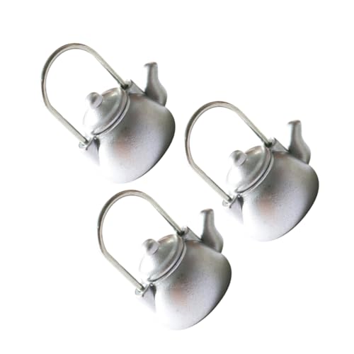 Abaodam Einzigartiges Miniatur- 3-teiliges Mini-wasserkocher-Ornament Für Die Schreibtisch-miniaturhaus-Einstellung von Abaodam