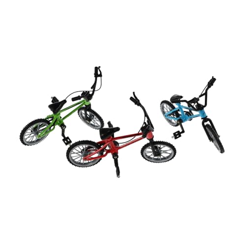 Abaodam 3 Sätze Mini Fingerbike Teiliges Alloy Fahrrad Modell für Geburtstagsgeschenk Desktop Dekoration Realistische Farben und Langlebige Materialien Abaodam 3 Sätze Mini Fingerbike Teiliges Alloy Fahrrad Modell für Geburtstagsgeschenk Desktop Dekoration Realistische Farben und Langlebige Materialien von Abaodam