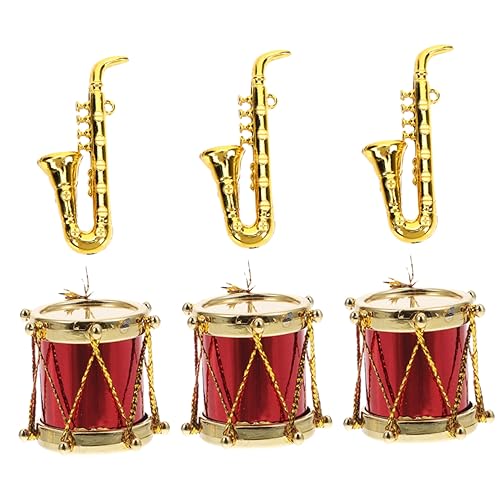 Abaodam 3 Sätze Musikinstrumente Teiliges Puppenhaus Zubehör mit Mini Saxophon und Trommel Lifelike Deko für Mikroszenen und Fotorequisiten Hochwertige Kunststoffmodelle für Kreative Abaodam 3 Sätze Musikinstrumente Teiliges Puppenhaus Zubehör mit Mini Saxophon und Trommel Lifelike Deko für Mikroszenen und Fotorequisiten Hochwertige Kunststoffmodelle für Kreative von Abaodam