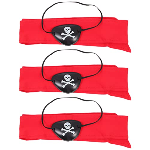 Abaodam 3 Sätze Piraten-Partyzubehör Piraten-Aufnäher für Cosplay Piraten-Augenklappe Halloween piratenkostüme für schwarzes Kopftuch Piraten- Piratenbandana ABS Abaodam 3 Sätze Piraten-Partyzubehör Piraten-Aufnäher für Cosplay Piraten-Augenklappe Halloween piratenkostüme für schwarzes Kopftuch Piraten- Piratenbandana ABS von Abaodam