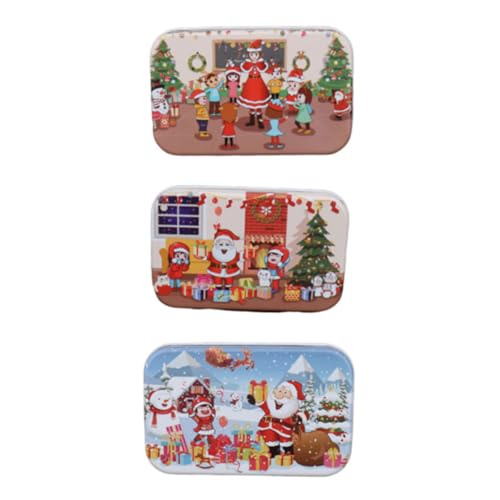 Abaodam 3 Sätze Puzzle Weihnachtsrätsel Pädagogisches Weihnachtsspielzeug Robin-Board Abaodam 3 Sätze Puzzle Weihnachtsrätsel Pädagogisches Weihnachtsspielzeug Robin-Board von Abaodam