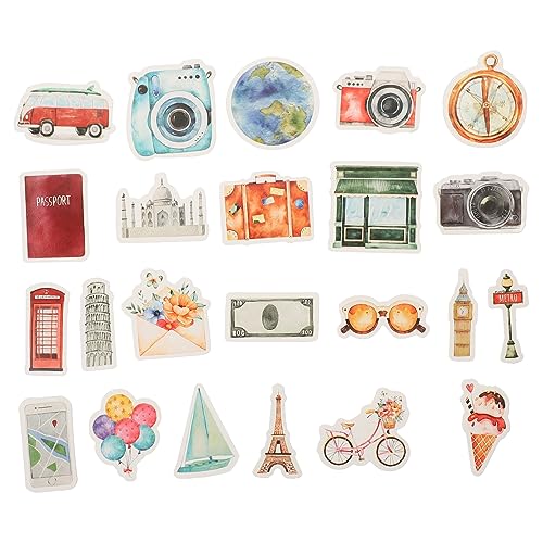 Abaodam Scrapbooking-Aufkleber – 3 Sets Reise-handkonto-Aufkleber Dekorative Verzierungen Für Tagebuch-notizbuch Abaodam Scrapbooking-Aufkleber – 3 Sets Reise-handkonto-Aufkleber Dekorative Verzierungen Für Tagebuch-notizbuch von Abaodam