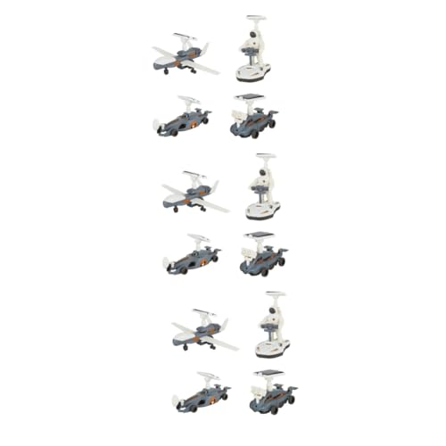 Abaodam 3 Sätze Weltraumforschungsspielzeug Puzzle-Spielzeug Lernspielzeug Weltraumspielzeug Roboter Spielzeuge DIY-Montagespielzeug pädagogisches Spielzeug zum Zusammenbauen gebaut von Abaodam