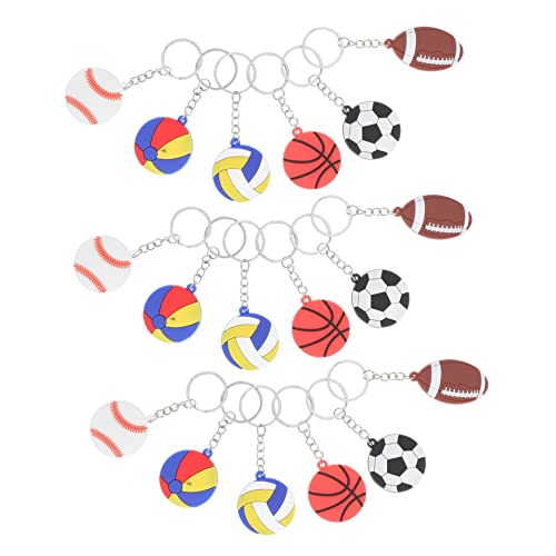 Abaodam 3 Sätze Teiliges Sport Schlüsselanhänger Kreative Fußball Basketball Volleyball Rugby Und Strandball Schlüsselketten Für Sportthemen Partys Und Geschenkideen Für 20 Stück * 3 Abaodam 3 Sätze Teiliges Sport Schlüsselanhänger Kreative Fußball Basketball Volleyball Rugby Und Strandball Schlüsselketten Für Sportthemen Partys Und Geschenkideen Für 20 Stück * 3 von Abaodam