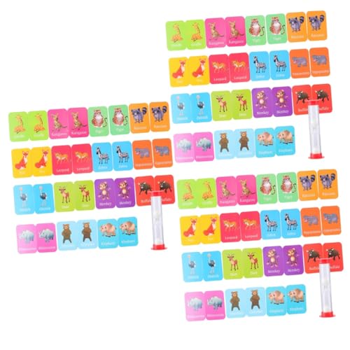 Abaodam 3 Sätze Trainingskarte Kinderspielzeug Spielzeuge Passende Erinnerungskarten für Kinder Aufklärung Karten Lernspielzeug Anerkennungskarten Puzzle Brettspiel Baby von Abaodam