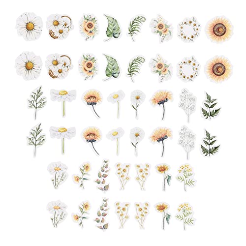 Abaodam Verschiedene Gänseblümchen- Und Sonnenblumen-Aufkleber – Langlebiger Notizbuchaufkleber – Blumenaufkleber – Briefumschlagaufkleber – Ideal Für Kinder Und Erwachsene Abaodam Verschiedene Gänseblümchen- Und Sonnenblumen-Aufkleber – Langlebiger Notizbuchaufkleber – Blumenaufkleber – Briefumschlagaufkleber – Ideal Für Kinder Und Erwachsene von Abaodam
