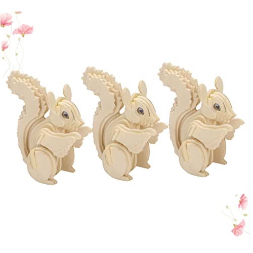 Abaodam 3 Stück 3D Kleines Eichhörnchen -Puzzle Holzpuzzle Für Jungen 3D-Puzzles Für Holzpuzzles Für Kinderpuzzles Aus Holz Abaodam 3 Stück 3D Kleines Eichhörnchen -Puzzle Holzpuzzle Für Jungen 3D-Puzzles Für Holzpuzzles Für Kinderpuzzles Aus Holz von Abaodam