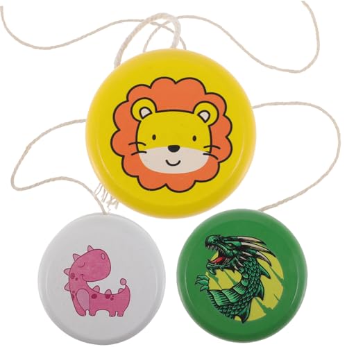 Abaodam Jo-jo Aus Holz Für Kinder 3er-Pack Jo-jo Kinderspiel Pädagogisches Holzspielzeug Abaodam Jo-jo Aus Holz Für Kinder 3er-Pack Jo-jo Kinderspiel Pädagogisches Holzspielzeug von Abaodam