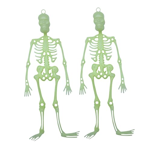 Abaodam 3 Stück Halloween-requisiten Skelett-halloween- Dekoration Hängend Gruselig Halloween-animatronik Groß Knochen Beängstigend Party Drinnen Green von Abaodam