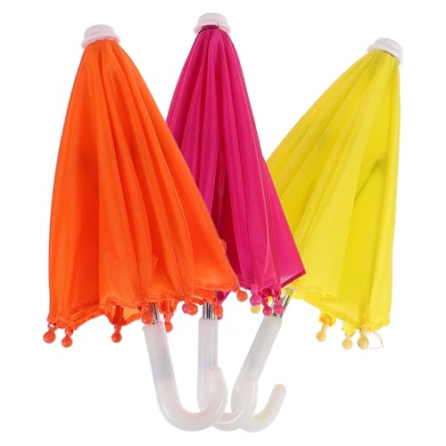 Abaodam 3 Stück Kleines Regenschirmmodell Für Faltbar Babypuppenbett Dolly Miniaturen Häuser Figuren Kinderschirm Miniaturschirm Dinge Auto Eisen Abaodam 3 Stück Kleines Regenschirmmodell Für Faltbar Babypuppenbett Dolly Miniaturen Häuser Figuren Kinderschirm Miniaturschirm Dinge Auto Eisen von Abaodam
