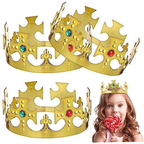 Abaodam 3 Stücke Jungen Und Mädchen Geburtstag Kronen Kronen Zu Dekorieren Für Jungen Und Mädchen Baby von Abaodam