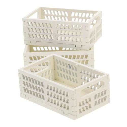 Abaodam 3 Stück Mini-Aufbewahrungskörbe Miniatur-Puppenhaus- kleine Körbchen Kleiner Korb Minikörbe zum Basteln Mini-Puppenhausmöbel Puppenstubenmöbel Holz Beige Abaodam 3 Stück Mini-Aufbewahrungskörbe Miniatur-Puppenhaus- kleine Körbchen Kleiner Korb Minikörbe zum Basteln Mini-Puppenhausmöbel Puppenstubenmöbel Holz Beige von Abaodam