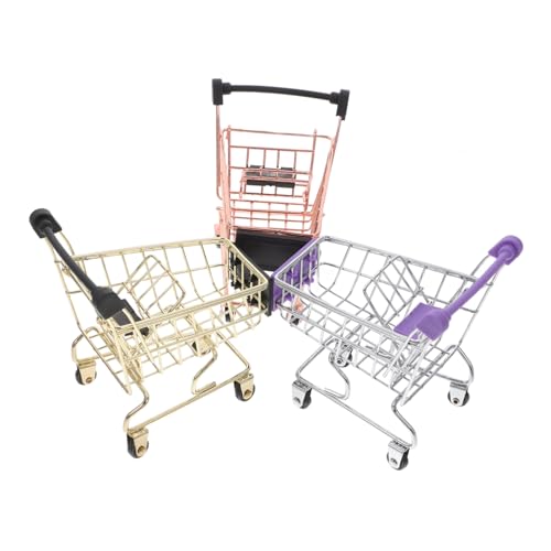 Abaodam 3 Stück Mini-Einkaufswagen Einkaufswagen für Puppe Kleiner Einkaufswagen Ding Storage Boxes aufbwahrungs-Box Mini-Supermarktwagen Zubehör für Spielwarengeschäfte Metall Abaodam 3 Stück Mini-Einkaufswagen Einkaufswagen für Puppe Kleiner Einkaufswagen Ding Storage Boxes aufbwahrungs-Box Mini-Supermarktwagen Zubehör für Spielwarengeschäfte Metall von Abaodam