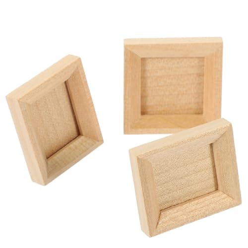 Abaodam 3 Stück Mini -fotorahmen Ornamente Miniatur Klein Puppe Mini-hausverzierung Fotorahmen-Modell Mikro-fotorahmen Mini-bilderrahmen Masse Mini-Dekoration Beige Holz Abaodam 3 Stück Mini -fotorahmen Ornamente Miniatur Klein Puppe Mini-hausverzierung Fotorahmen-Modell Mikro-fotorahmen Mini-bilderrahmen Masse Mini-Dekoration Beige Holz von Abaodam