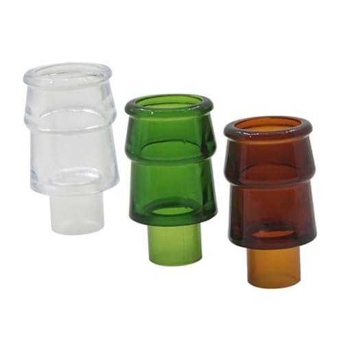 Abaodam 3 Stück Requisiten Simulation Weinflasche Halloween Neuheit Spiel Breakaway Glasflaschen Weinprobe Party Supplies Halloween Neuheit Flasche Breakaway Flaschen Kunststoff von Abaodam