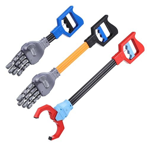 Abaodam Roboterhand-spielzeugset 3-teilig Greifhand-spielzeug Pick-up-stick Für Jungen Und Mädchen Pädagogisches Interaktives Spielzeug Für Die Feinmotorik von Abaodam