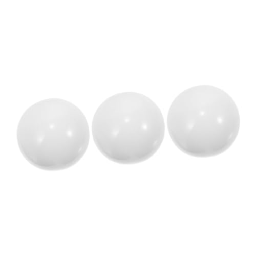 Abaodam 3 Stück Rollkugel-Trackball glücksspiel Roulette- Roulette-Zubehör Roulette-Ersatzkugel Spinnrad Roulette-Rad-Perlen Home-Radperlen kleine Rouletteradperlen Harz Weiß von Abaodam