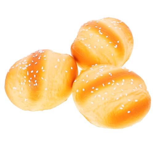 Abaodam 3 Stück Simulation Brot Fake Food Dekoration Realistisches Kunstbrot für Bäckerei Fotografie Kinderzubehör PU Material mit Echtem Touchgefühl Abaodam 3 Stück Simulation Brot Fake Food Dekoration Realistisches Kunstbrot für Bäckerei Fotografie Kinderzubehör PU Material mit Echtem Touchgefühl von Abaodam