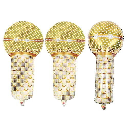 Abaodam 3 Stück Teiliges Aufblasbare Mikrofon Ballons Jahre Partydeko Retro Disco Thema Robuste Folienballons für Musikfestival Cosplay Lebendige Farben für Geburtstags und Themenfeiern Abaodam 3 Stück Teiliges Aufblasbare Mikrofon Ballons Jahre Partydeko Retro Disco Thema Robuste Folienballons für Musikfestival Cosplay Lebendige Farben für Geburtstags und Themenfeiern von Abaodam