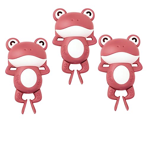 Abaodam 3 Stück Teiliges Badespielzeug Wind Up Frosch Bunte Cartoon Badeenten für Neugeborene und Kleinkinder Lustige Schwimmspielzeuge für Badewanne und Dusche Sicher und Spielerisch von Abaodam