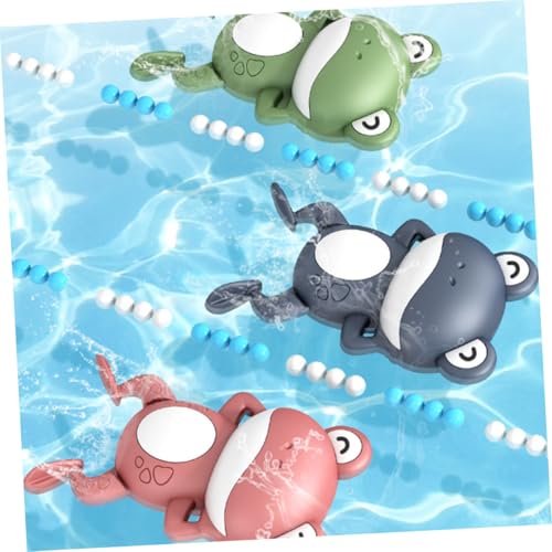Abaodam 3 Stück Teiliges Badewannenspielzeug Aufziehbare Schwimmfrösche Buntes Wasserspielzeug für Kleinkinder Sommer Badespaß Schwimmspielzeug für Junge Mädchen Abaodam 3 Stück Teiliges Badewannenspielzeug Aufziehbare Schwimmfrösche Buntes Wasserspielzeug für Kleinkinder Sommer Badespaß Schwimmspielzeug für Junge Mädchen von Abaodam