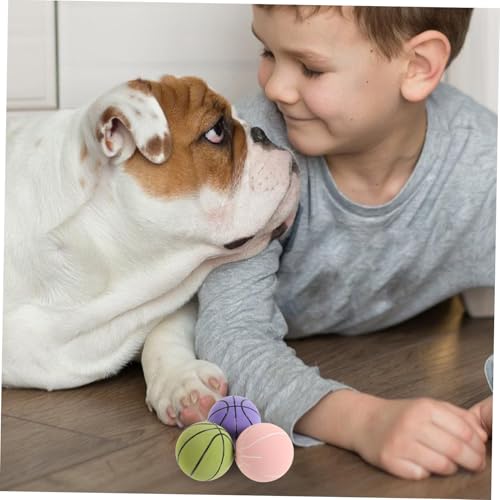 Abaodam 3 Stück Teiliges Bunte Gummibälle Sportbälle Elastisch Springend Stress für Mädchen Jungen zur Hand Augen Koordination und Bewegungsspiel Drinnen Draußen Zufällige Zufällige Farbe von Abaodam