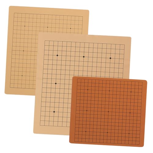 Abaodam 3 Stück Teiliges Go Schachbrett aus PU Leder Faltbares Leichtes Go Brettspiel für Erwachsene Tragbares Board Game für Familie Party und Reisen von Abaodam