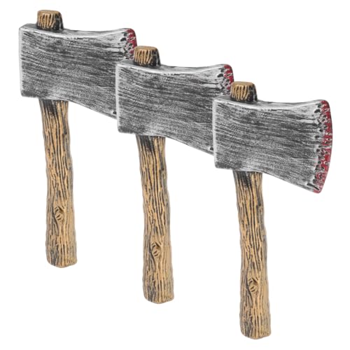 Abaodam 3 Stück Teiliges Halloween Axt Dekor Realistische Blutige Requisiten für Piraten Mittelalterpartys Vielseitig Einsetzbar für Spukhaus und Gartendekoration Abaodam 3 Stück Teiliges Halloween Axt Dekor Realistische Blutige Requisiten für Piraten Mittelalterpartys Vielseitig Einsetzbar für Spukhaus und Gartendekoration von Abaodam