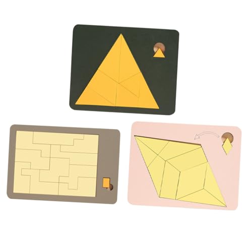 Abaodam 3 Stück Teiliges Holzpuzzle für Montessori Lernspielzeug Hand Auge Koordination Kreativität und Kognitiven Fähigkeiten Pädagogisches Steckspielzeug für Kleinkinder Ab Jahren Abaodam 3 Stück Teiliges Holzpuzzle für Montessori Lernspielzeug Hand Auge Koordination Kreativität und Kognitiven Fähigkeiten Pädagogisches Steckspielzeug für Kleinkinder Ab Jahren von Abaodam